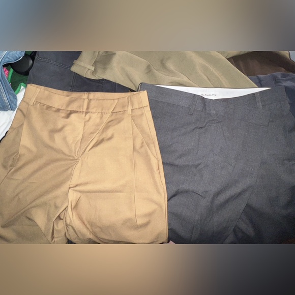 Commense Utility Asymmetrical Full Length Wide Leg Trousers. - Picture 9 of 9